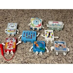 Mini board games McDonalds Happy Meal Connect 4 Battleship Trouble Hungry Hippos
